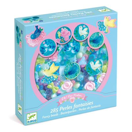 Perles fantaisies oiseaux Bleu 2 - vertbaudet enfant 