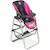 Chaise haute pour poupées - design marine et rose à pois. Noir et rose 2 - vertbaudet enfant 