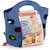 Panier de viennoiseries en tissu Multicolore 1 - vertbaudet enfant 