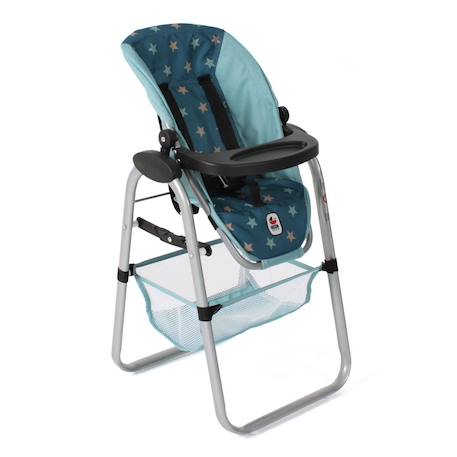 Bayer chic 2000 chaise haute pour poupées - étoile turquoise Bleu 2 - vertbaudet enfant 