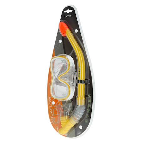 Set de masque et tuba pour enfant de 8 ans et + Jaune 2 - vertbaudet enfant 