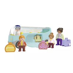 Jouet-Jeux d'imagination-Figurines, mini mondes, héros et animaux-Junior autocar de voyage 71682