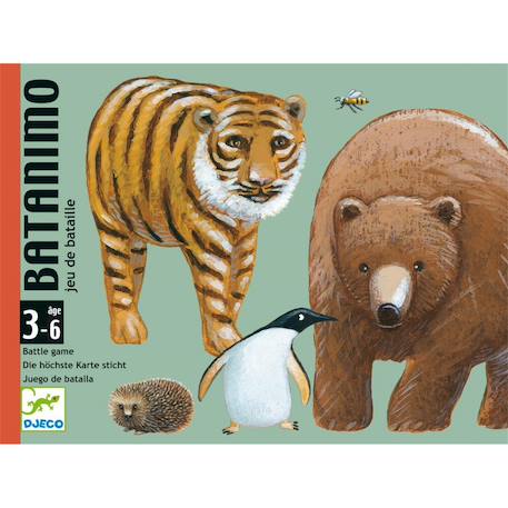 Jeu de bataille - batanimo - jeu de cartes Multicolore 2 - vertbaudet enfant 