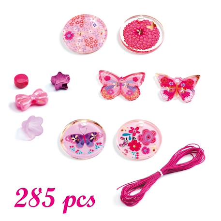 Perles fantaisies papillons Rose 1 - vertbaudet enfant 