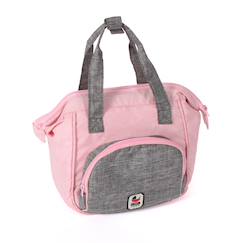 Jouet-Poupons et poupées-Sac à langer pour poupons rosa