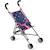Mini-poussette buggy pour poupons roma Bleu et rose+Gris et rose+Jean rose+Rose+Rose clair+Violet 2 - vertbaudet enfant 