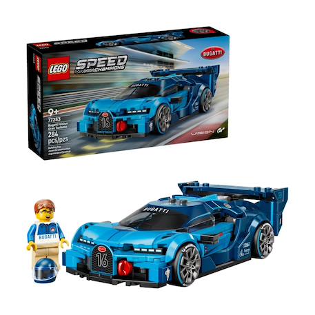 Speed champions hypercar bugatti vision gt 77253 Bleu 2 - vertbaudet enfant 