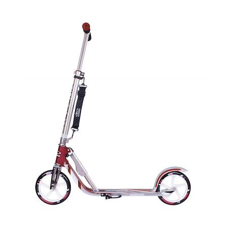 Trottinette aluminium big wheel 205. Magenta / argent Argent et rouge 1 - vertbaudet enfant 