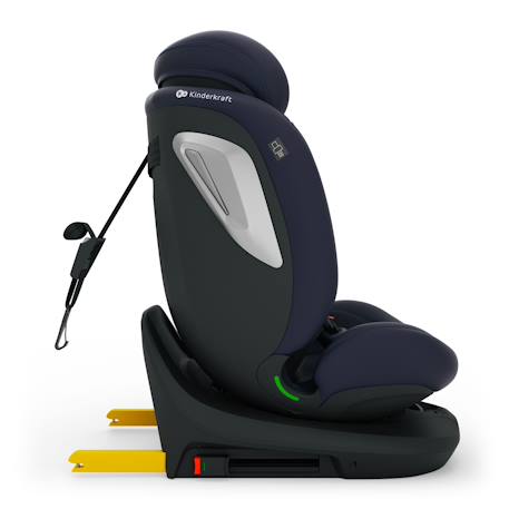 Siège auto I-GROW 2 PLUS, i-size 4-en-1   40-150 cm pivotant 360°, isofix, top tether, dos et face route, protection latérale, inclinable, ventilation, évolutif 0-12 ans Bleu+Gris+Noir+Vert 2 - vertbaudet enfant 