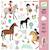 Autocollants chevaux Multicolore 1 - vertbaudet enfant 