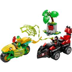Jouet-Jeux d'imagination-Marvel course-poursuite entre spin et electro en dino-véhicules 11198