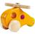 Petit hélicoptère en bois Orange 2 - vertbaudet enfant 