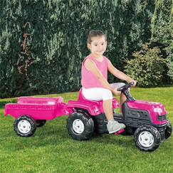 Jouet-Jeux de plein air-Sports de glisse et à roues-Tracteur à pédales licorne