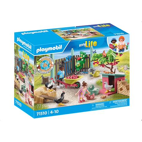 Poulailler et jardin 71510 Multicolore 2 - vertbaudet enfant 