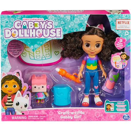 Gabby's dollhouse poupées de bricolage gabby deluxe Multicolore 2 - vertbaudet enfant 
