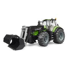 Jouet-Jeux d'imagination-Deutz 8280 ttv avec chargeur avant - tracteur rc