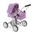 Poussette landeau pour poupée smarty Beige+Bleu+Gris et bleu+Gris et rose+Rose+Rose et bleu+Rose fuschia+Violet 23 - vertbaudet enfant 