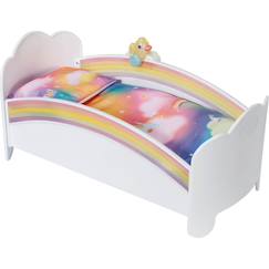 Jouet-Poupons et poupées-Baby born lit arc-en-ciel pour poupée