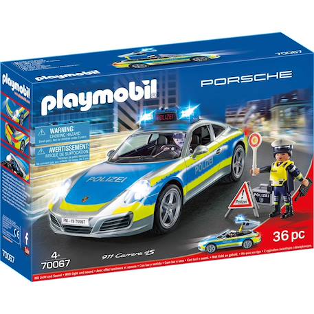 City action - porsche 911 carrera 4s police 70067 Multicolore 2 - vertbaudet enfant 