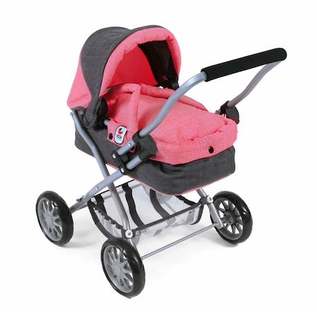 Poussette landeau pour poupée smarty Beige+Bleu+Gris et bleu+Gris et rose+Rose+Rose et bleu+Rose fuschia+Violet 11 - vertbaudet enfant 