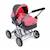 Poussette landeau pour poupée smarty Beige+Bleu+Gris et bleu+Gris et rose+Rose+Rose et bleu+Rose fuschia+Violet 11 - vertbaudet enfant 