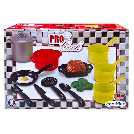 Ensemble de casseroles et poêles avec ustensiles de cuisine Multicolore 2 - vertbaudet enfant 