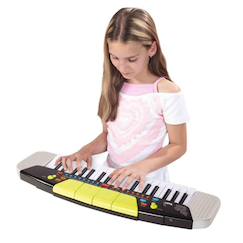 Jouet-Activités artistiques et musicales-Instruments de musique-Clavier moderne my music world 54cm
