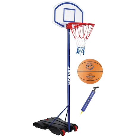 Ensemble panier de basket hornet 205 ballon et pompe Multicolore 2 - vertbaudet enfant 