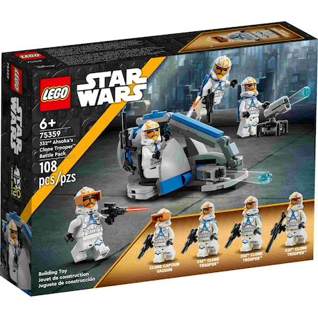 Star wars pack de combat des clone troopers™ de la 332e compagnie d'ahsoka 75359 Multicolore 2 - vertbaudet enfant 