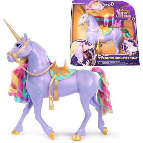 Unicorn academy licorne interactive avec son et lumière wildstar Multicolore 2 - vertbaudet enfant 
