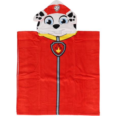 Poncho de bain pat patrouille coton Rouge 3 - vertbaudet enfant 