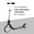 Little bigwheel scooter noir Noir et argent 1 - vertbaudet enfant 