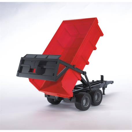 Véhicules miniatures - remorque basculante avec paroi arrière automatique Rouge 1 - vertbaudet enfant 