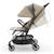 Poussette cabine ultralégère NEBO pliage une main format avion iata dossier inclinable Beige+Gris+Noir 3 - vertbaudet enfant 