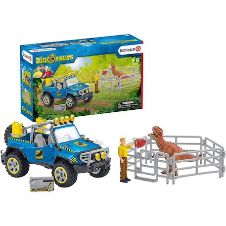 Dinosaurs - voiture tout-terrain avec avant-poste dino Multicolore 2 - vertbaudet enfant 