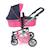 Poussette combinée 2 en 1 mika Beige+Bleu+Rose+Rose et bleu+Rose fuschia 25 - vertbaudet enfant 