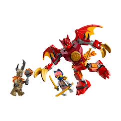 Jouet-Jeux d'imagination-Ninjago pack de combat : le robot dragon de kai 71851
