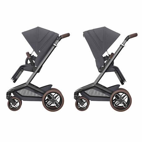 Poussette ultra confortable fame Twillic black+Twillic graphite+Twillic green 8 - vertbaudet enfant 