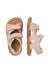 Sandales en cuir avec imprimé fleuri sky Rose- 4 - vertbaudet enfant 