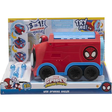 Marvel's spidey et ses incroyables amis - spinning laster ghost camion tournant Rouge 2 - vertbaudet enfant 