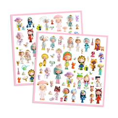 Jouet-Activités artistiques et musicales-Stickers le petit monde des tinyly