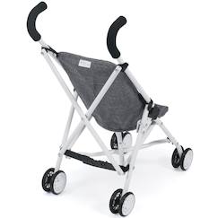 Jouet-Poupons et poupées-Mini-buggy roma jean gris pour poupée
