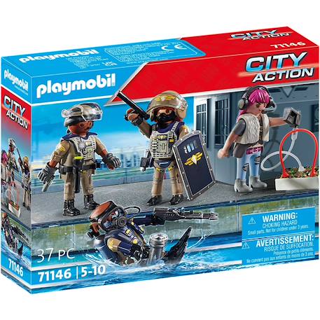 City action equipe des forces spéciales avec bandit 71146 Multicolore 2 - vertbaudet enfant 