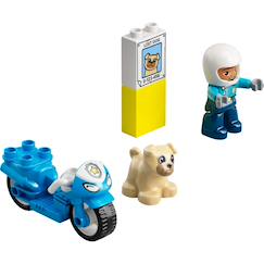 Jouet-Jeux d'imagination-Lego duplo - la moto de police - 10967