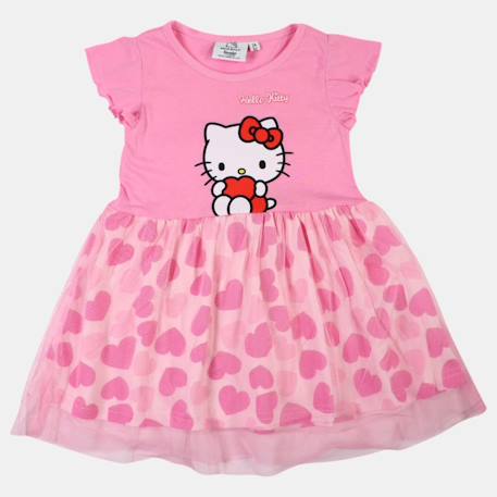 Robe fille pour enfant à motif hello kitty Rose 4 - vertbaudet enfant 
