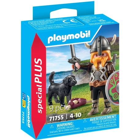 Viking avec son chien, bouclier, casque et armes 71755 Multicolore 2 - vertbaudet enfant 