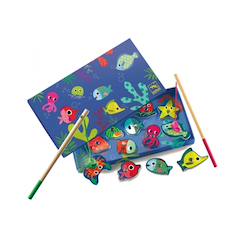Jouet-Jeu de pêches magnétique la pêche colorée