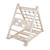 Triangle d'escalade triple défi en bois massif Naturel 4 - vertbaudet enfant 
