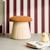 Pouf champignon enfant avec rangement teddy et velours - shroumy Terracotta 1 - vertbaudet enfant 