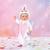 Costume câlin licorne pour poupée de 43cm Rose 1 - vertbaudet enfant 